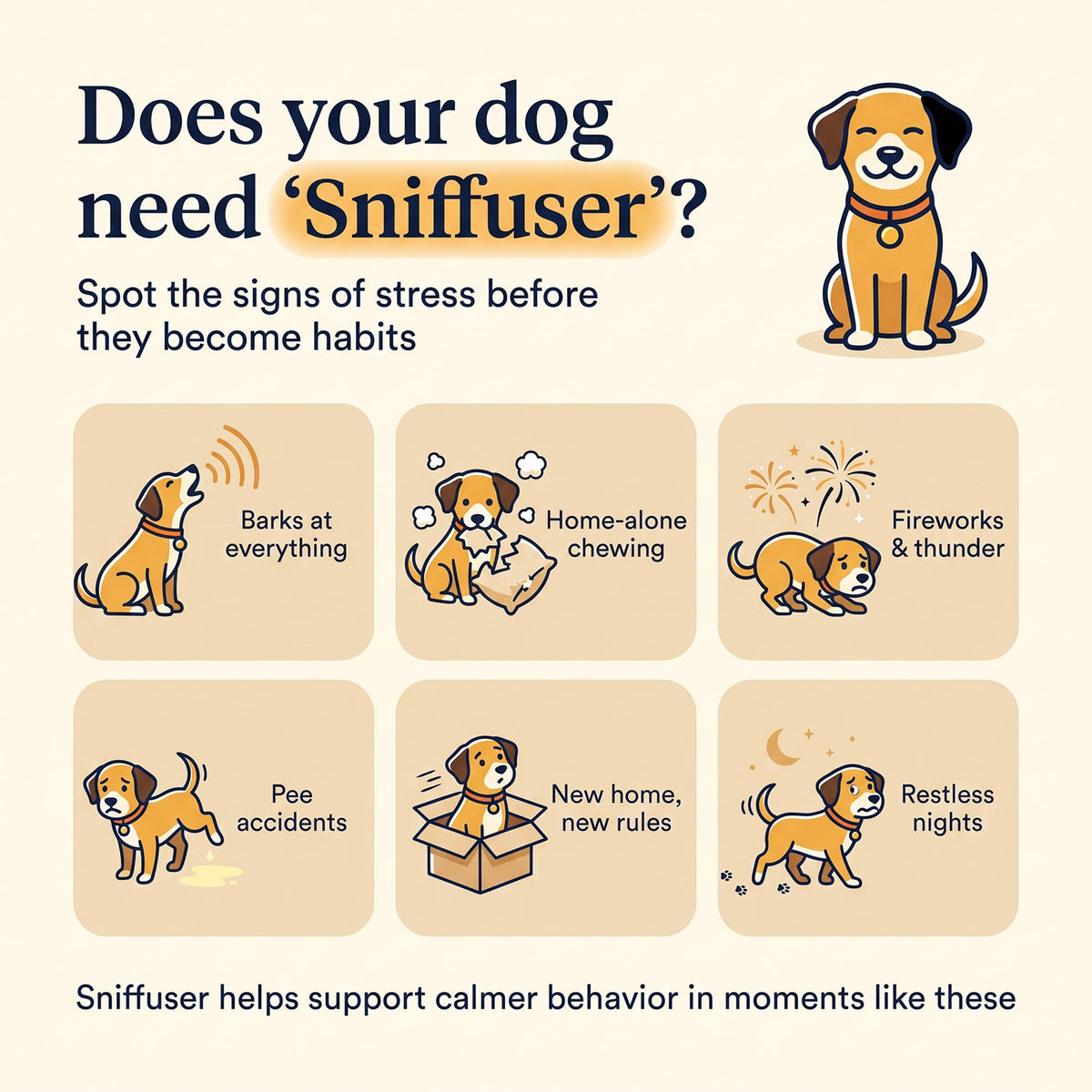 Dog Calming Sniffuser Kit